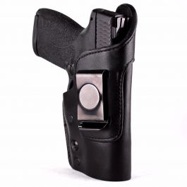 LockLeather™ OWB • Form Fitted Hybrid Gun Holster • Leather w/ Kydex  Advantage!! Outside Waist Open/Conceal Carry