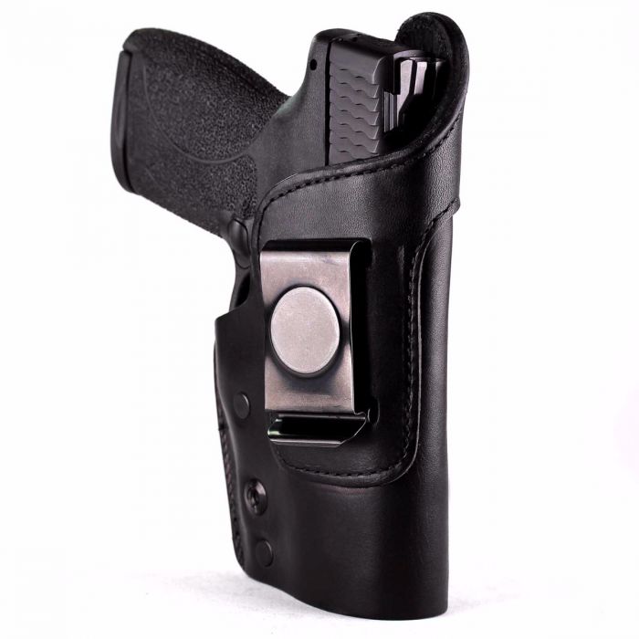 LockLeather™ IWB • Form Fitted Hybrid Gun Holster • Leather w/ Kydex  Advantage!! Inside Waist Conceal Carry