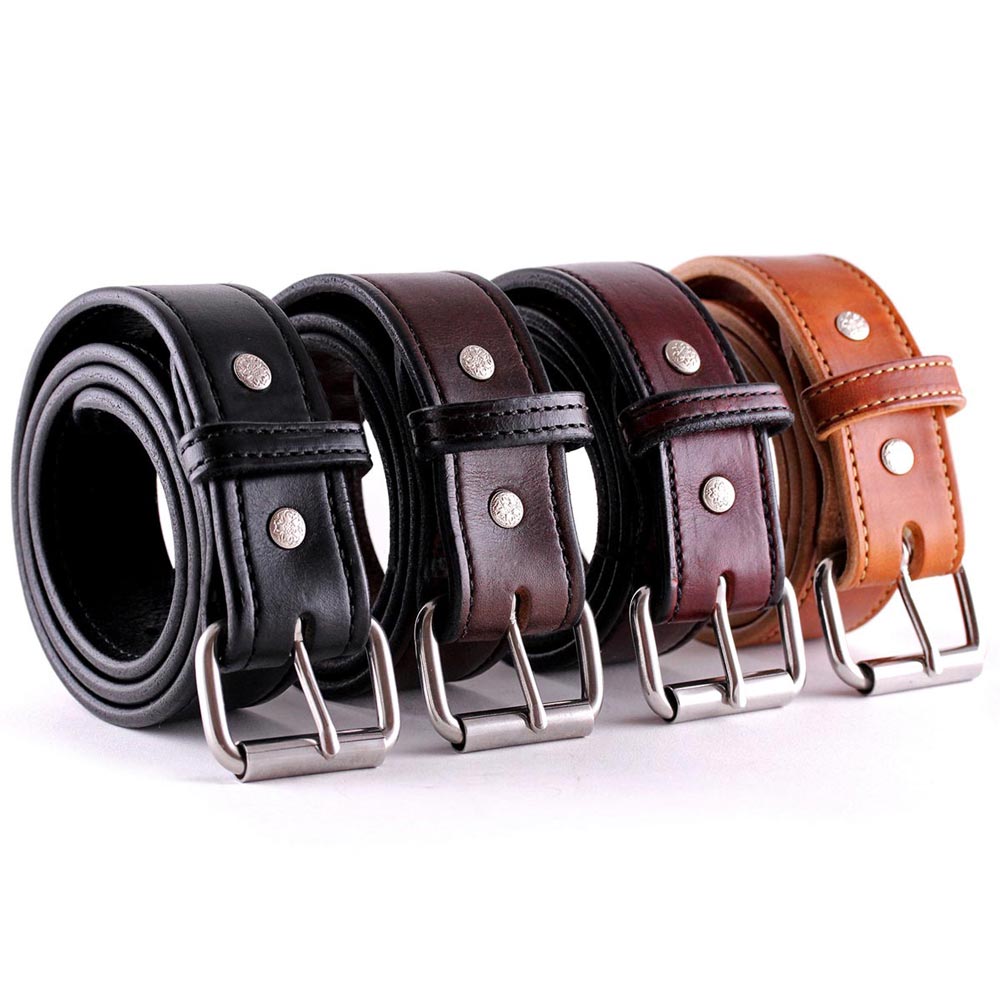 Clintonville Leather 1 1/2 Work Belt, Men's Leather Belt, Gun Belt, Belt,  Heavy Duty Belt,Full Grain Belt, Harness Leather Belt - Clintonville Leather