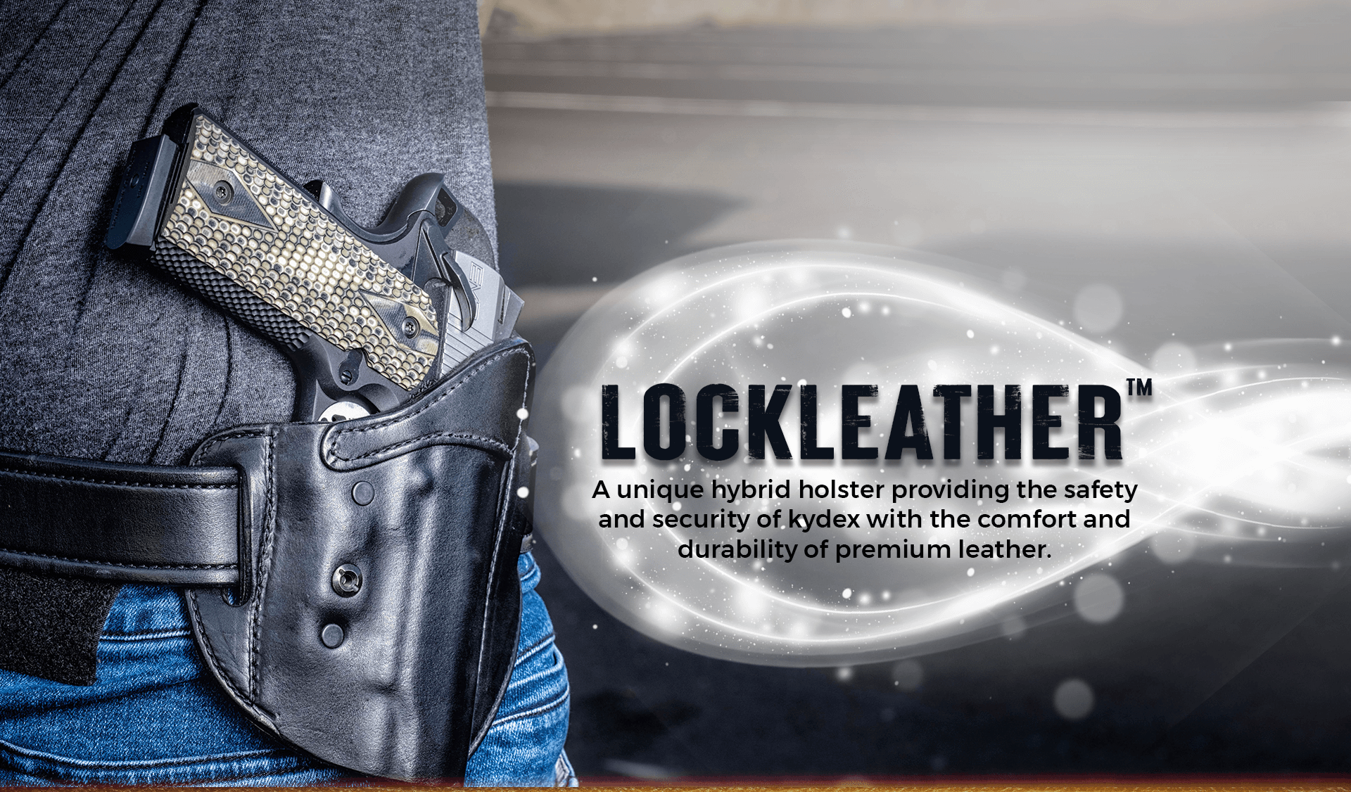 Lock Leather Banner