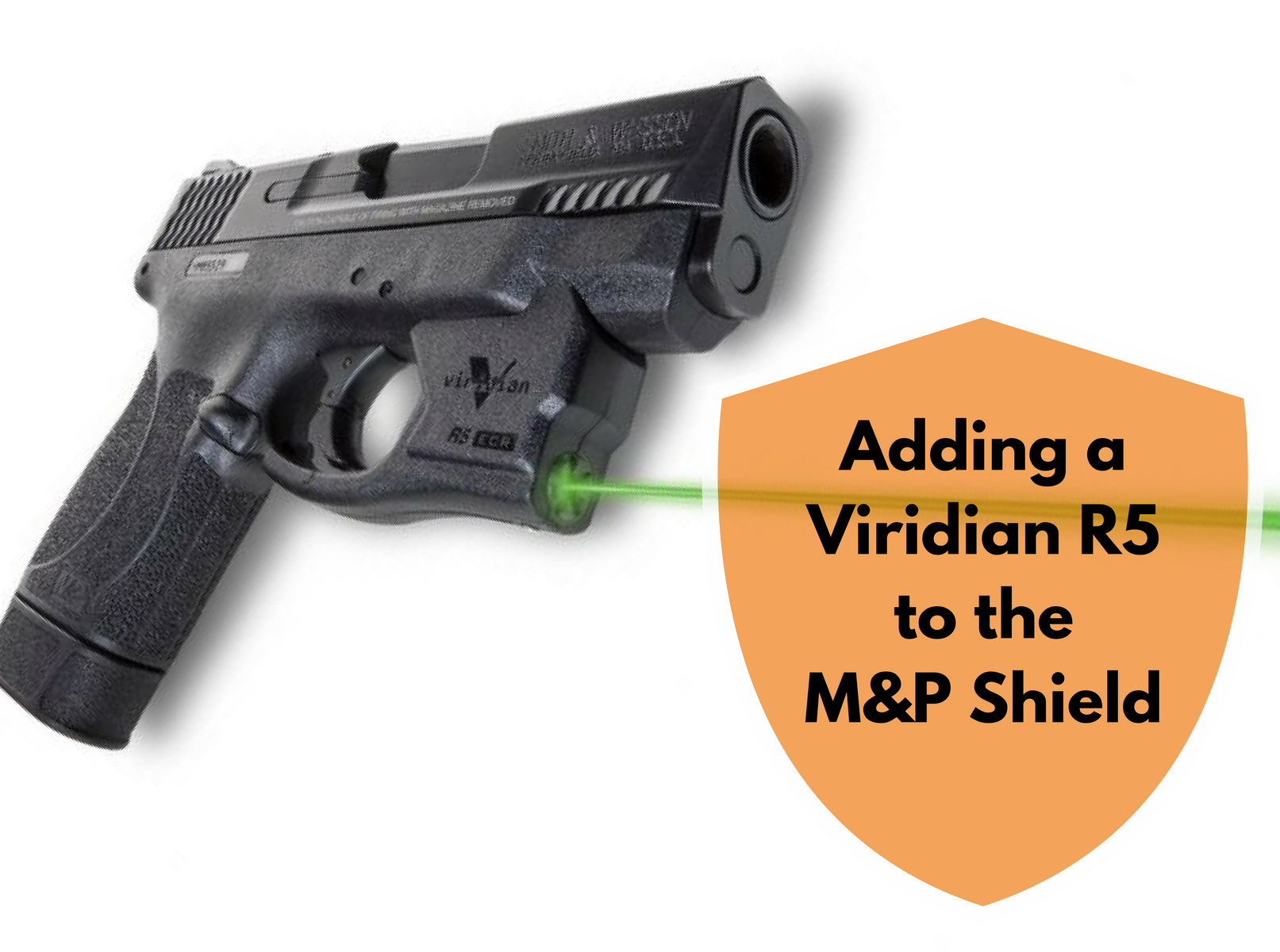 Viridian R5 Laser and M&P Shield - How To Set It Up